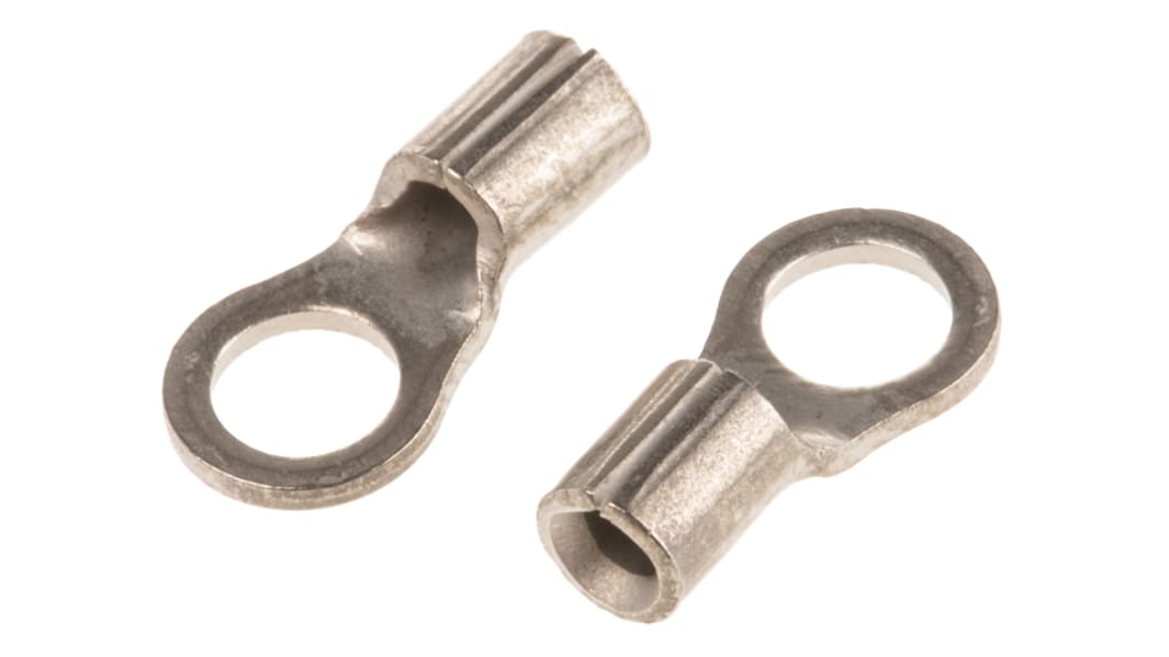 TE Connectivity, STRATO-THERM Uninsulated Ring Terminal, M3.5 Stud Size, 0.26mm² to 1.65mm² Wire Size