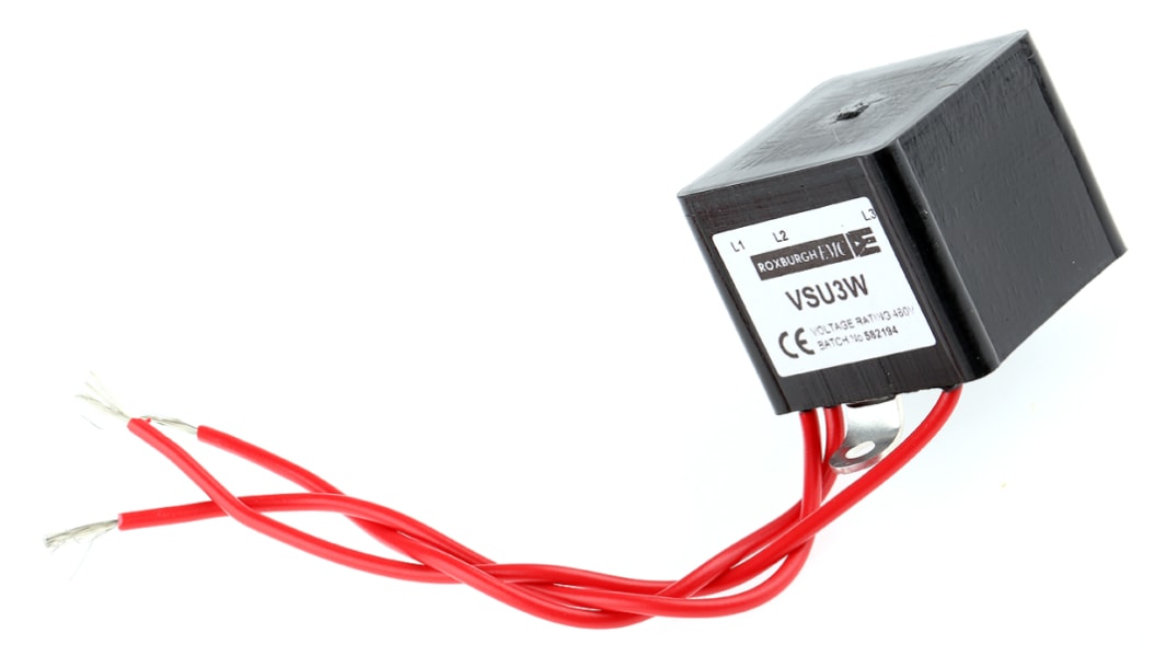 Roxburgh EMC, VSU Surge Suppressor Unit 480 V Maximum Voltage Rating 0.04kA Maximum Surge Current Transient Voltage