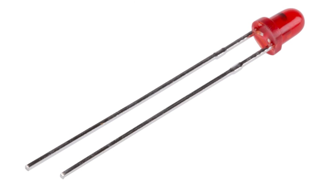 Kingbright14 V Red LED 3mm Through Hole, Blinking L-36BID