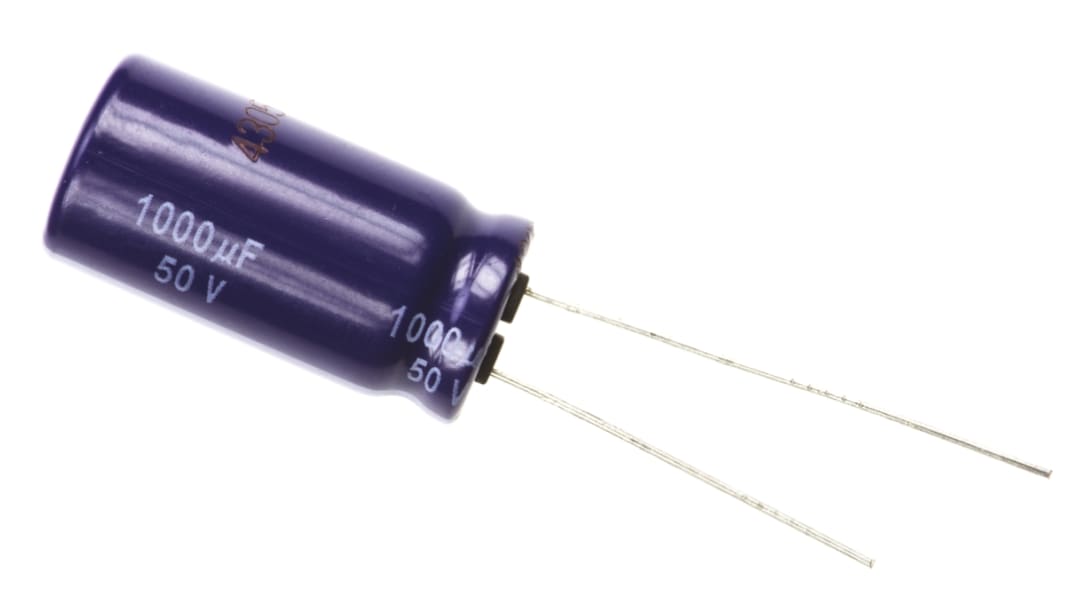 Condensateur Panasonic série M-A, Aluminium électrolytique 1000μF, 50V c.c.