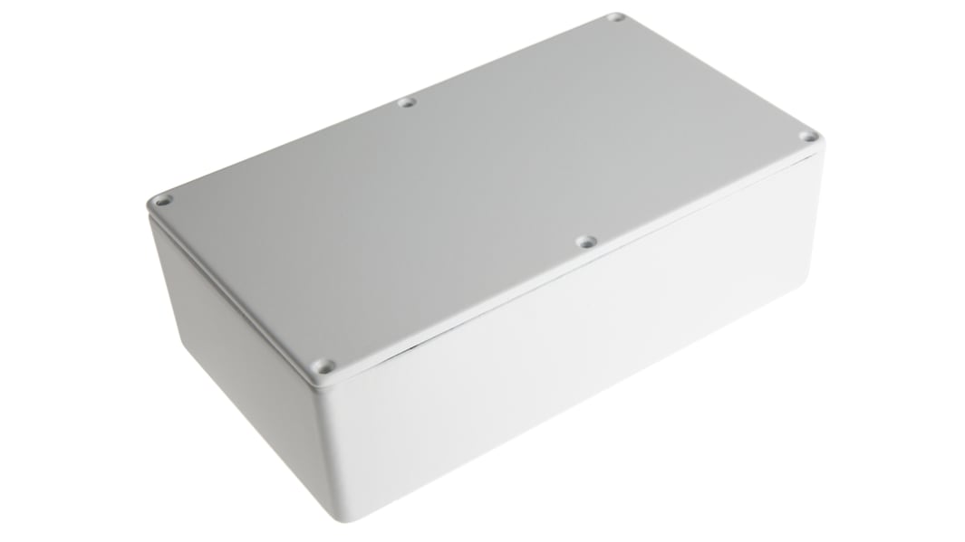 CAMDENBOSS 5000 Series White Die Cast Aluminium Enclosure, IP54, White Lid, 192 x 112 x 61mm