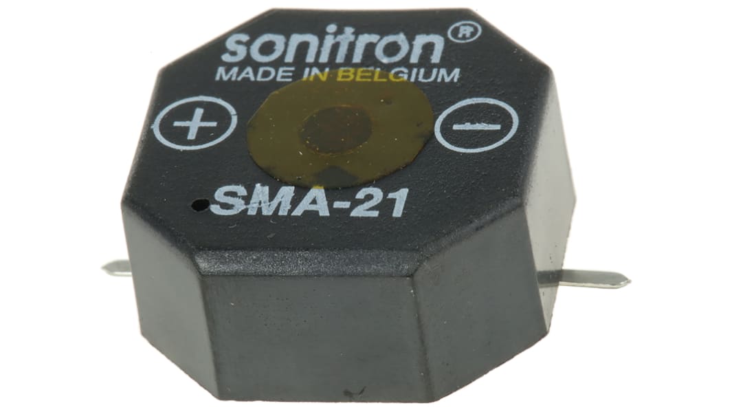 Cicalino Sonitron, 24V cc, 85dB, tono Continuo, SMD