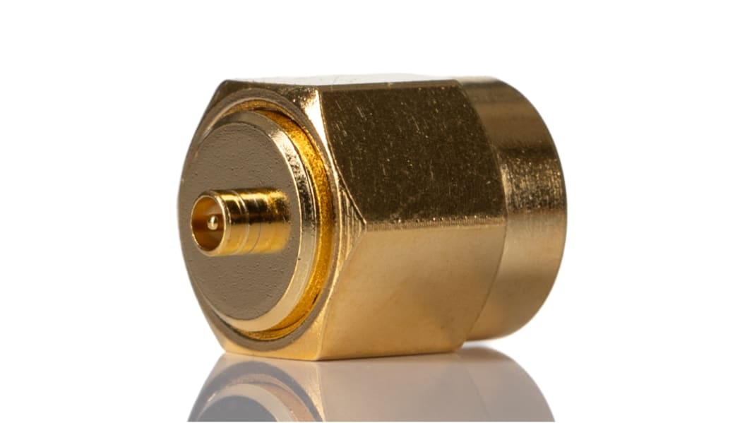 RS PRO Straight 75Ω Coaxial Adapter SMA Plug to UFL Socket 6GHz