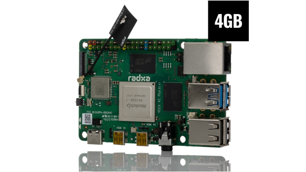 Okdo Bulk ROCK 4 Model C+ 4GB Single Board Computer- Box of 100