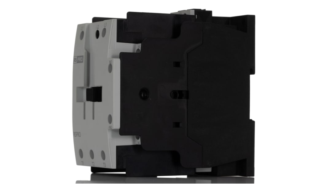 RS PRO RSPRO50-11 Contactor, 400 V ac Coil, 3-Pole, 50 A, 22 kW, 1NO/1NC, 690 V