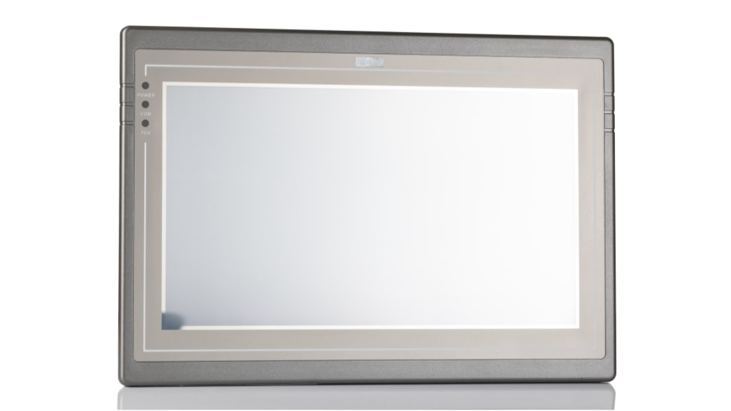 Panel HMI RS PRO de 10,2 pulg., TFT LCD, Color, 1024 x 600, conectividad COM1: RS232/422/RS485, COM2: RS232, RS485,