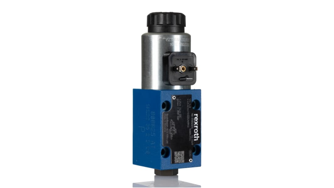 Vanne de commande directionnelle Bosch Rexroth, réf R900561274, CETOP 3, tiroir type D, 24V c.c.