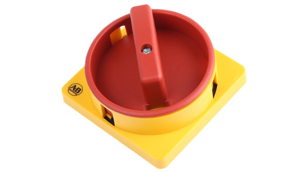 Allen Bradley Red/Yellow Rotary Handle