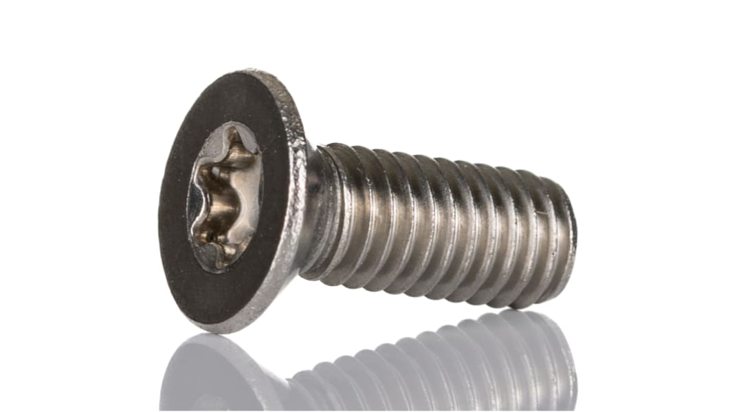 RS PRO Senkkopf Innensechsrund Schrauben ISO 14581 A2 , M6 x 16mm Edelstahl
