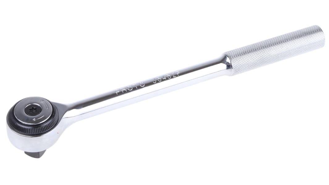 Stanley 1/2 in Square Ratchet with Ratchet Handle, 10 in Overall