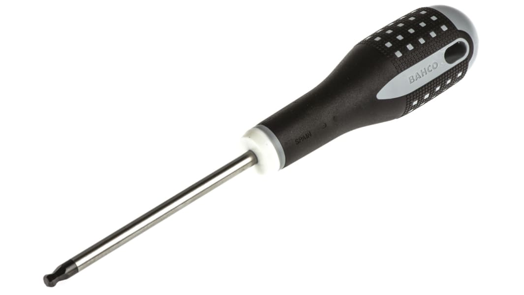 Cacciavite standard Brugola a testa sferica 5 mm Bahco, lungh. lama 100 mm