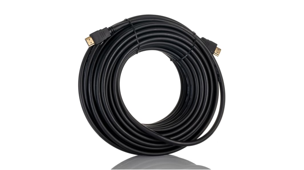 RS PRO, 10m Male HDMI to Male HDMIHigh Speed 4K