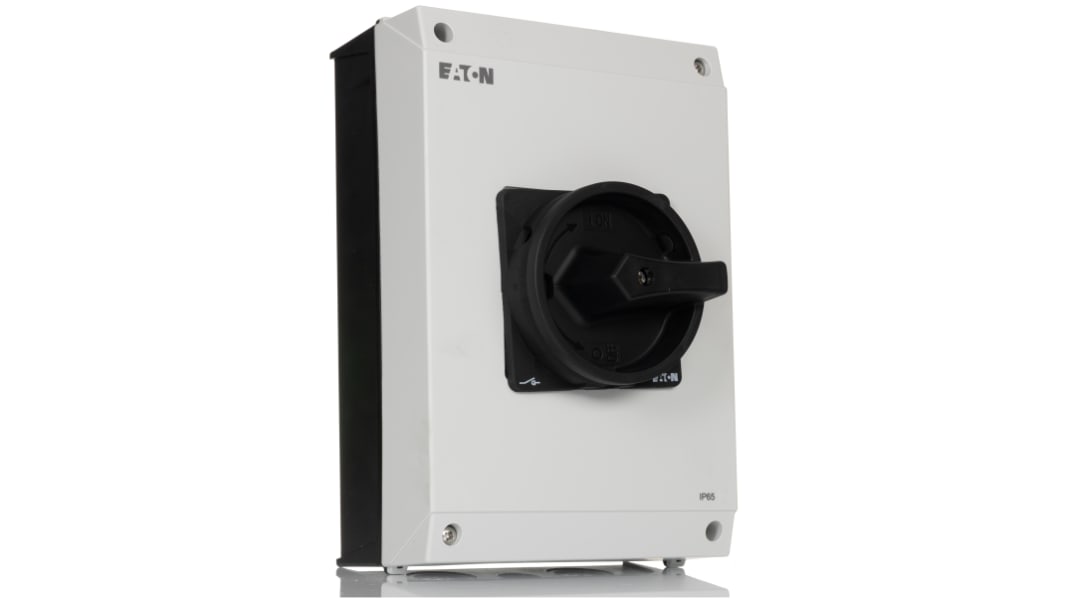 Eaton 3 Pole Surface Mount Isolator Switch - 63A Maximum Current, 30kW Power Rating, IP65