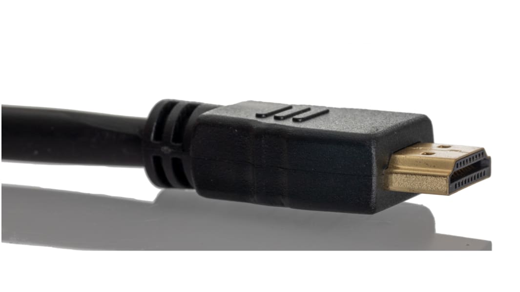 RS PRO, 1m Male HDMI to Male DVI-D Single LinkHigh Speed 4K