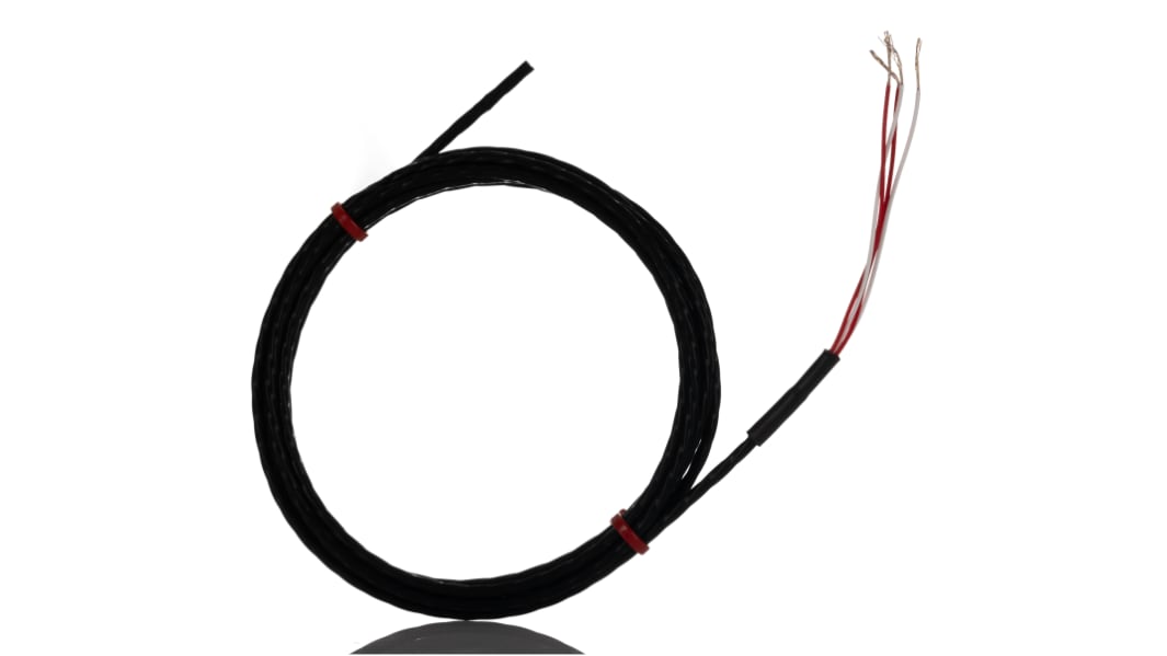 Capteur RTD RS PRO + 2m, +260°C max, Raccord dénudé