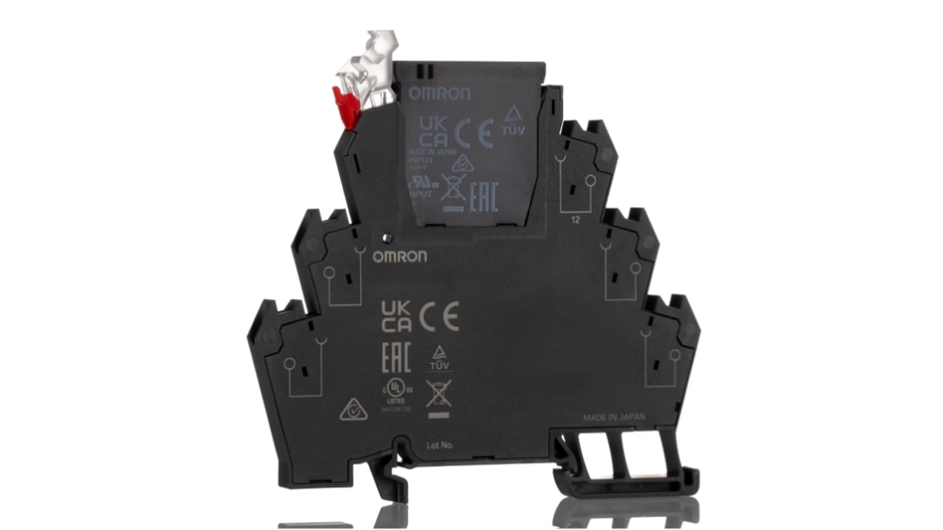 Omron G3RV-ST Halbleiter-Interfacerelais, 3 A max., DIN-Schienen 207 V min. 26,4 Vdc max. / 230 V ac max. 7.5mA