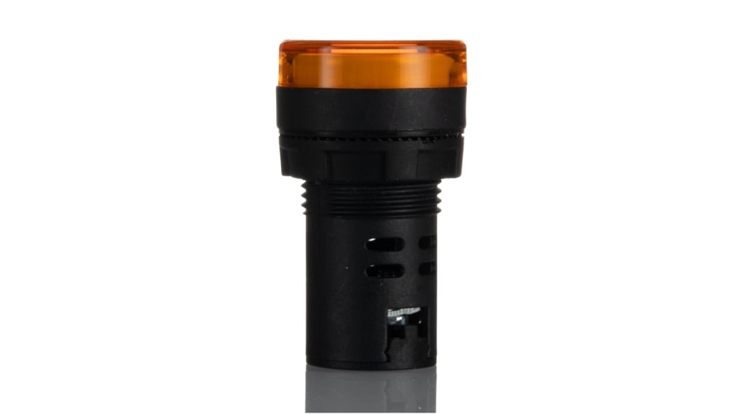 RS PRO Leuchtmelder, 110V ac/dc Gelb, Ausschnitt-Ø 22mm LED Tafelmontage IP 65