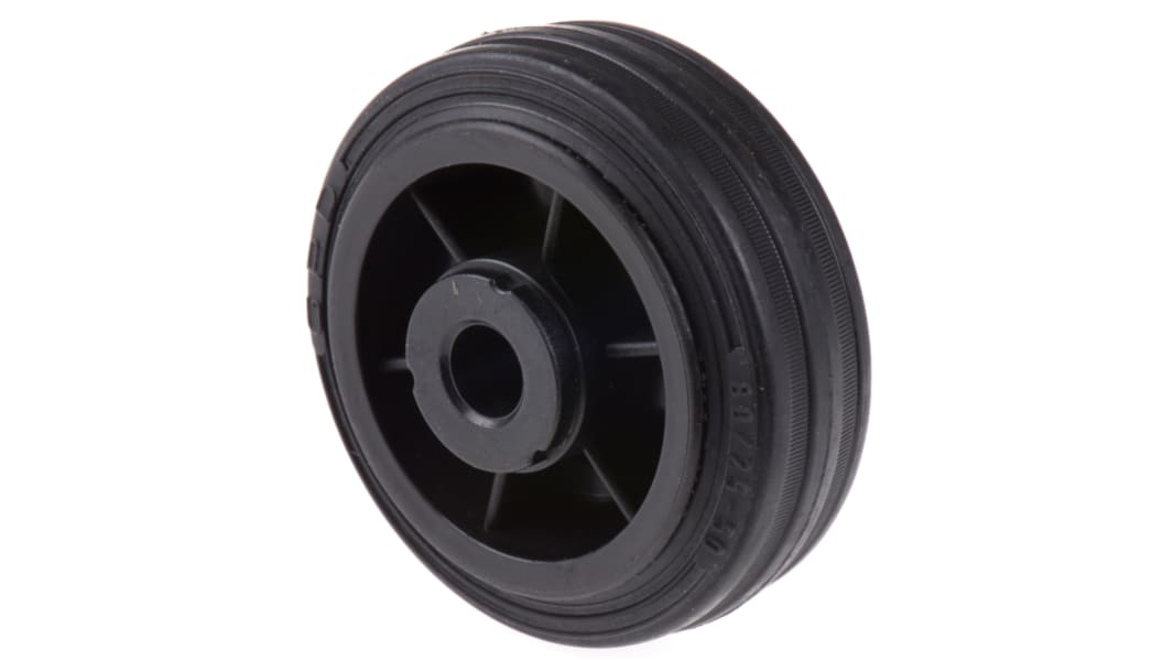 Rueda de carro LAG, 13104, Caucho, Negro, 50kg