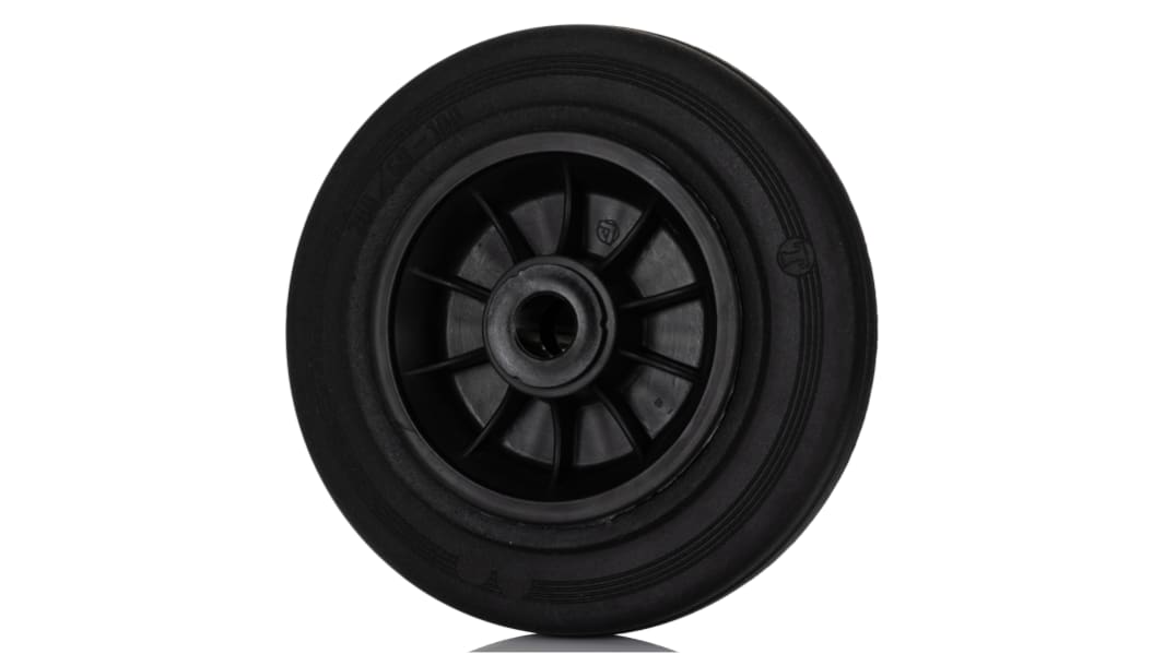 Rueda de carro LAG, 13136, Caucho, Negro, 205kg