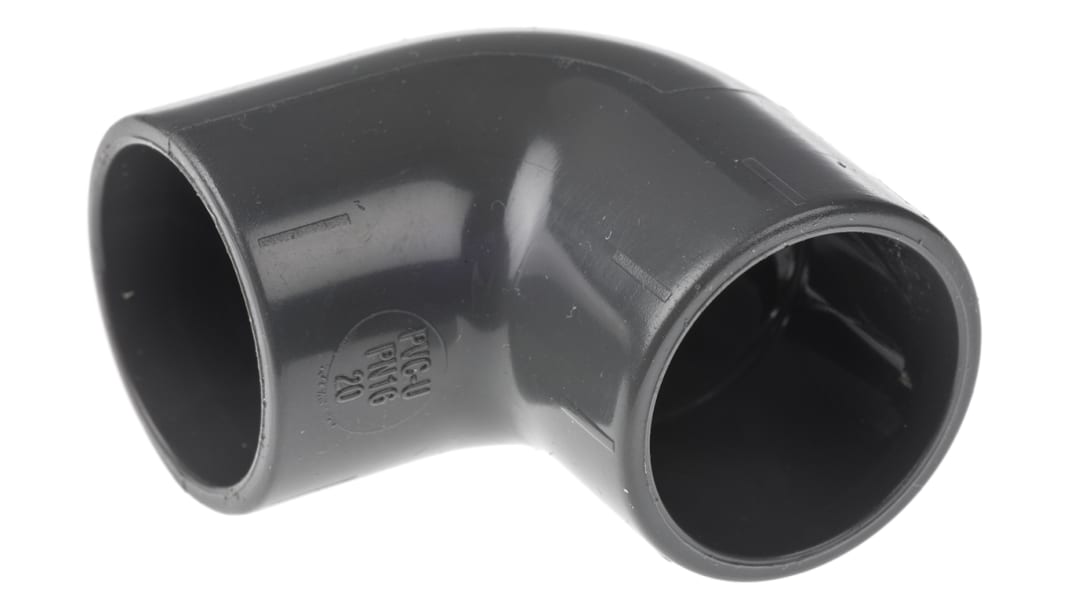 Georg Fischer Plastic Pipe Fitting, 90° Elbow, 20mm