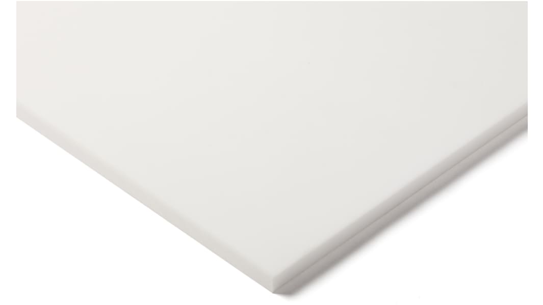 RS PRO プラスチックシート 白, 600mm x 300mm x 1.5mm