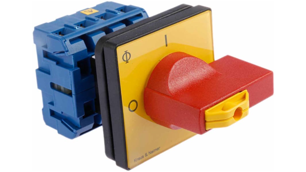 Interruttore di isolamento Kraus & Naimer KG32B.T204/GBA007.E, 4P, 32A, 690V ca, Montaggio a pannello, IP65