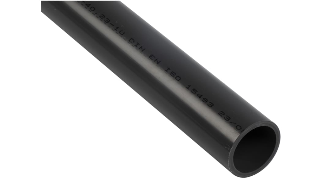Georg Fischer PVC Rohr Hart-PVC 2m, Außen-Ø 32mm Wandstärke 2.4mm
