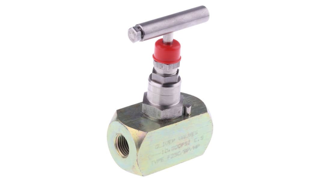 RS PRO Inline Mounting Hydraulic Flow Control Valve, G 1/4, 700bar, 40L/min