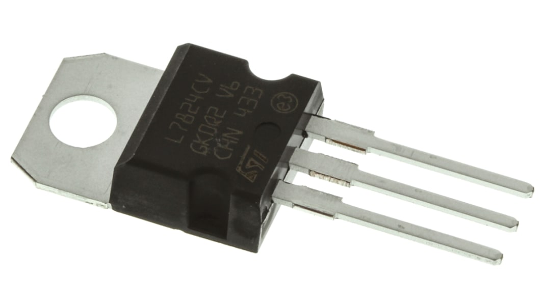 Régulateur de tension L7824CV, 1.5A, A-220, 3 broches.