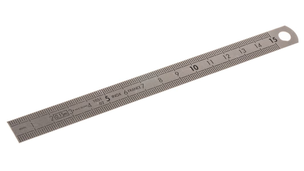 Facom Edelstahl Maßstab biegsam, metrisch 150mm x 13mm