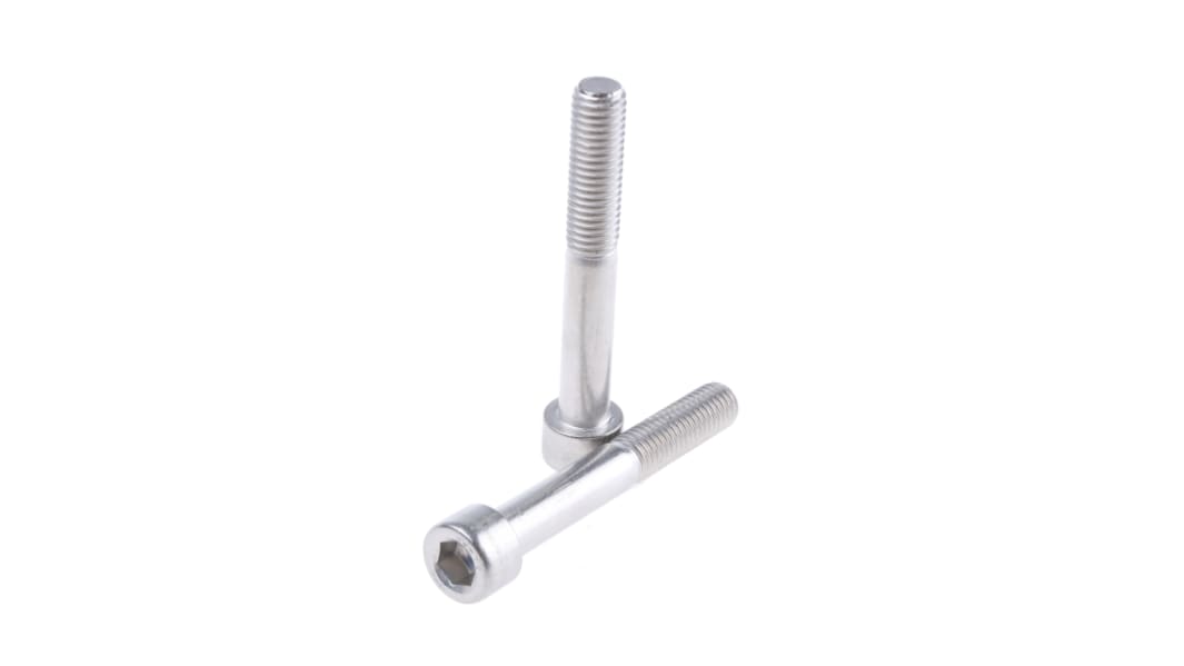 RS PRO Stainless Steel Hex Socket Cap Screw, DIN 912, M10 x 70mm