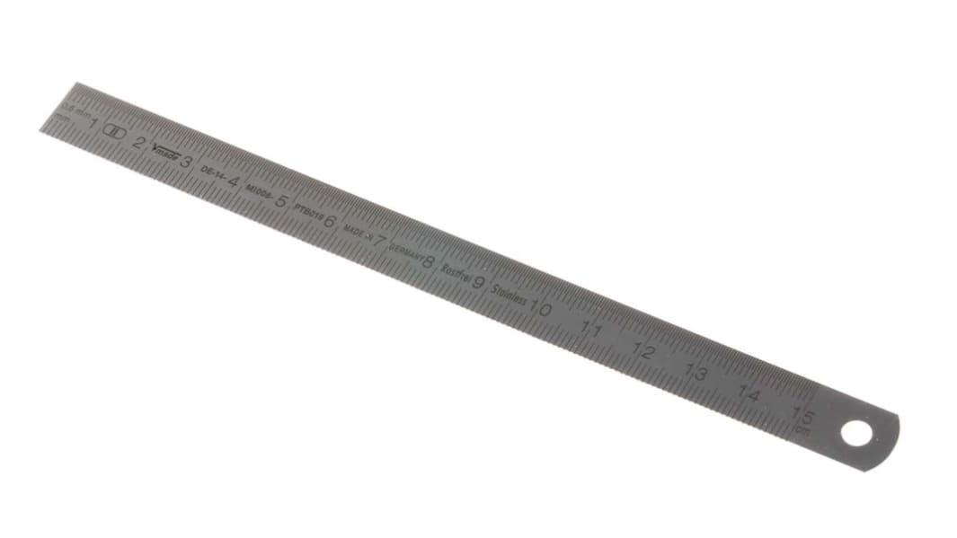 Righello MikronTec in Acciaio inox, L. 150mm, Metrico