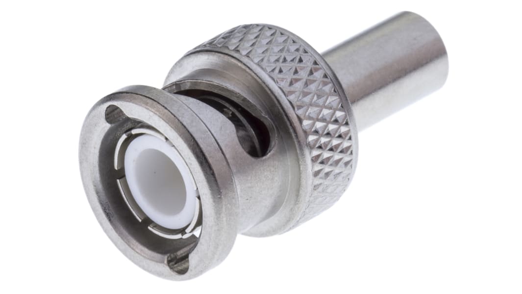 Radiall, Plug Cable Mount BNC Connector, 50Ω, Crimp Termination, Straight Body