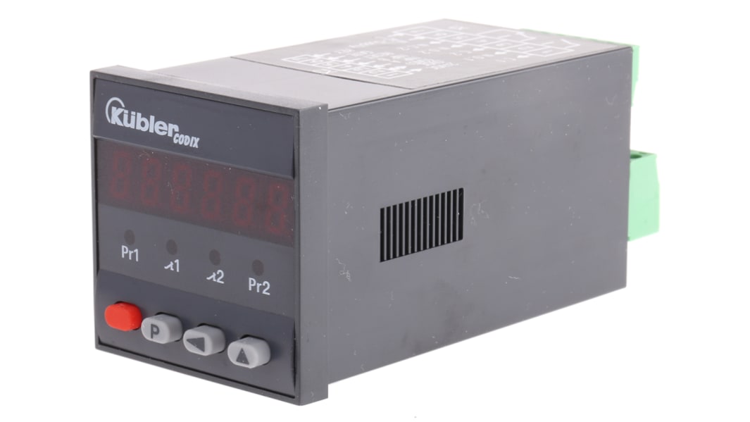 Compteur Kubler 717 Heures, Minutes, Secondes 90→250 V c.a. LED 6 digits
