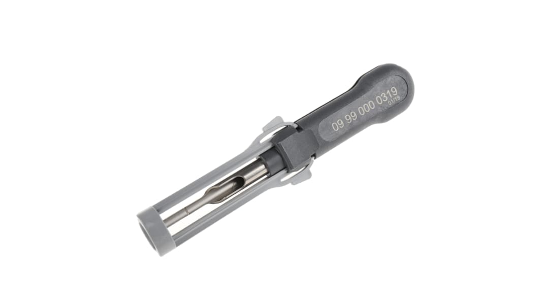 HARTING Han E Crimp-Ausziehwerkzeug, Crimp für Größe 0.14 → 4mm² mit Umdrehung, 135 mm lang Spitzen L. 50mm