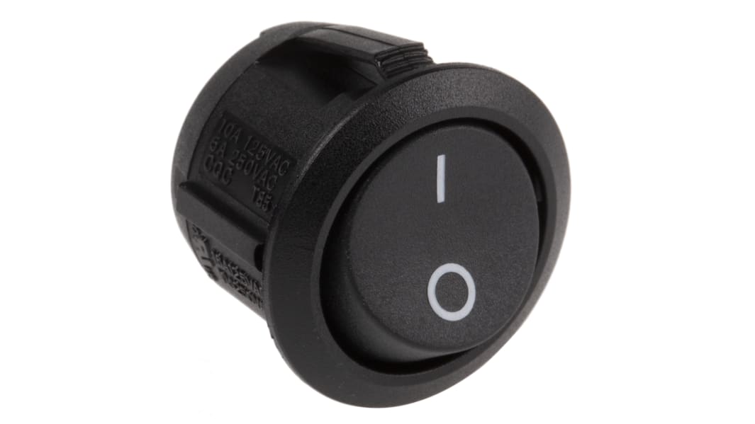 Arcolectric (Bulgin) Ltd SPST, On-Off Rocker Switch Panel Mount