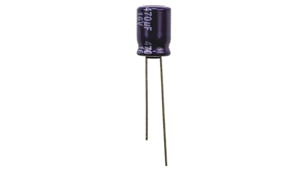 Condensateur Panasonic série FC Radial, Aluminium électrolytique 120μF, 50V c.c.