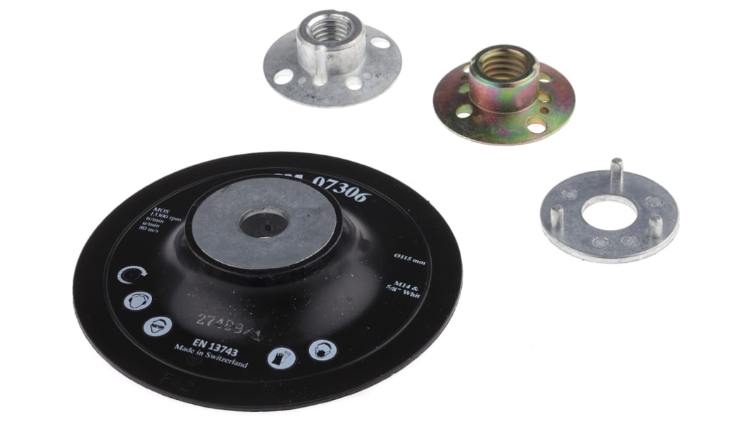 Plaque de soutien Disque en fibre 3M, Diamètre 115mm, 127mm