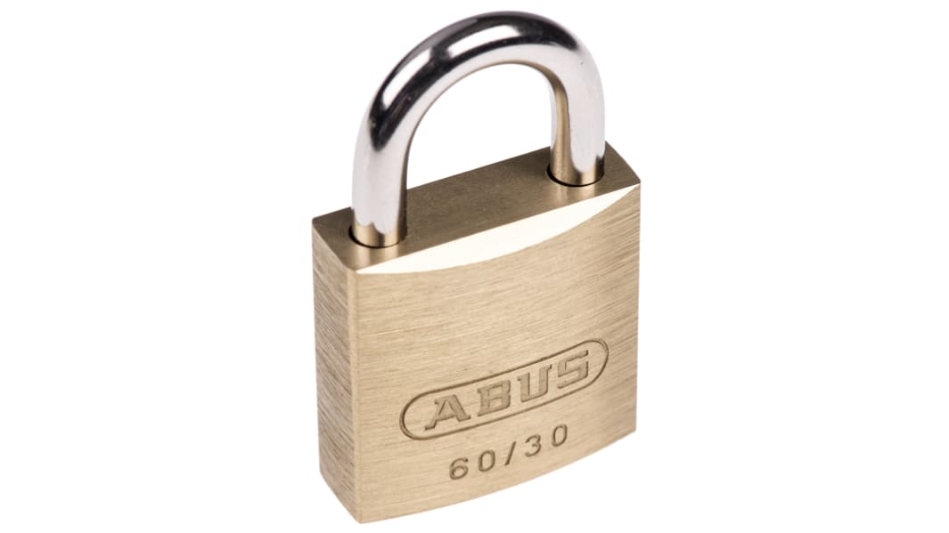 Candado de Latón, acero ABUS, Ø de grillete 5mm, color Latón, para Interior, exterior