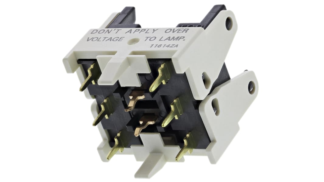 Omron Drucktaster-Kontaktblock 2 Wechsler