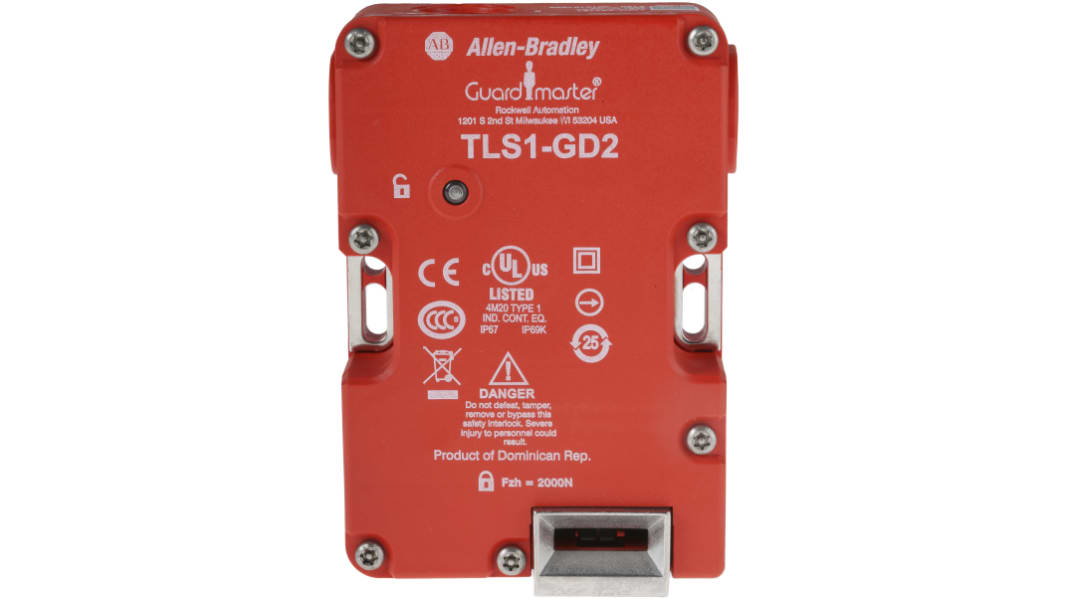 Allen Bradley Solenoide interlock switch i 440G-T -serien, Låst uden strøm, 24V ac/dc