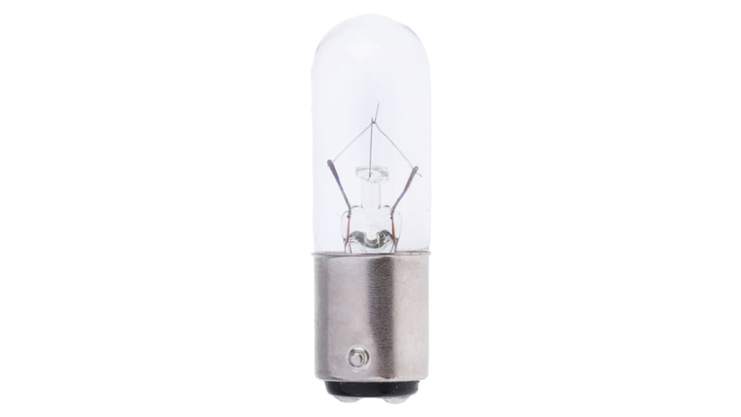 RS PRO BA15d Indicator Light, Clear, 24 V, 200 mA, 3000h