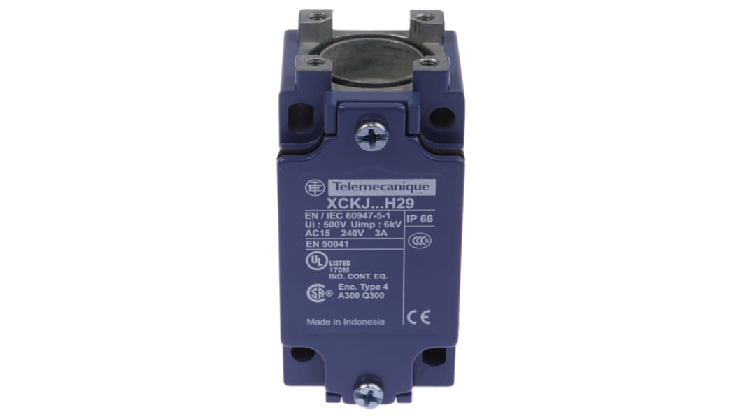 Final de carrera con A presión Telemecanique Sensors OsiSense XC, DP, NA/NC, 240V, 10A, IP65