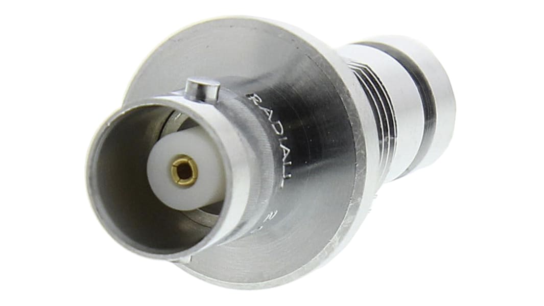 Radiall Straight 50Ω RF Adapter MQ Socket to BNC Socket 4GHz