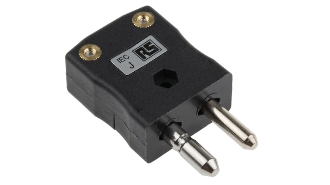 RS PRO Standard Thermocouple Connector for Use with Type J Thermocouple, 6mm Probe, IEC, RoHS Compliant Standard