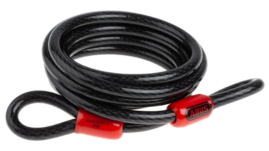 Cable de bucle gemelo ABUS Acero 1.85m