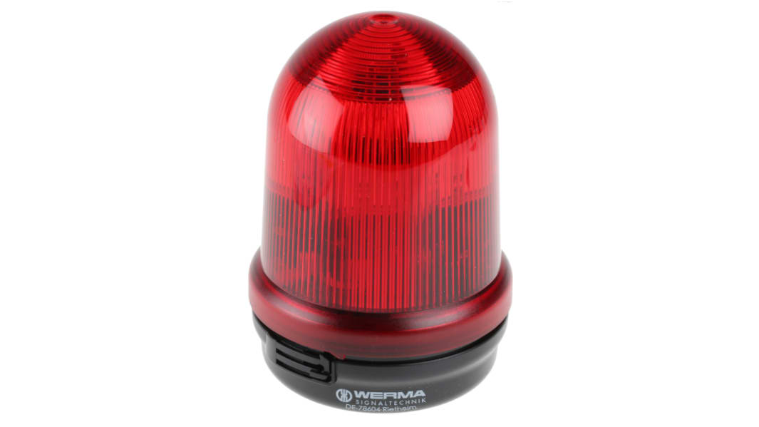 Werma 信号灯 キセノン灯赤 24 V dc BM 828シリーズ 828.100.55