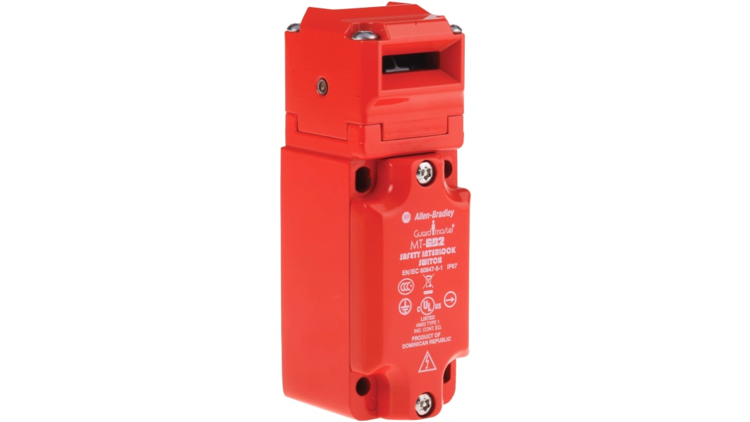 Interruttore di interblocco di sicurezza Allen Bradley Guardmaster 440K, 2NC/1NA, A chiave, IP67, 500V, 2,2A
