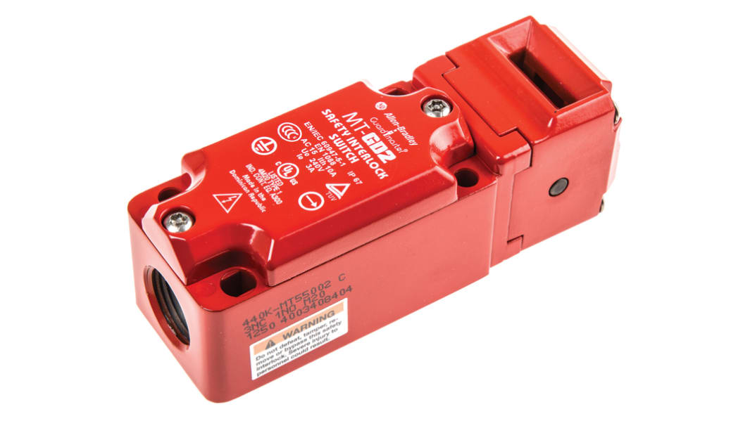 Interruttore di interblocco di sicurezza Allen Bradley Guardmaster 440K, 3NC/1NA, A chiave, IP67, 120V, 2,2A