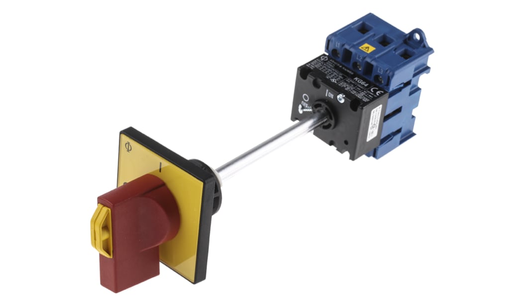 Interruttore di isolamento Kraus & Naimer KG64B.T203/GBA282.VE, 3P, 63A, 690V ca, IP65